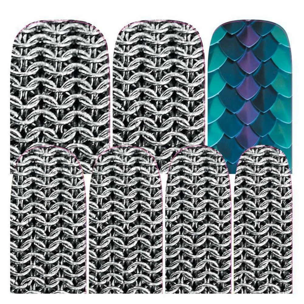 Chainmail Nail Wraps